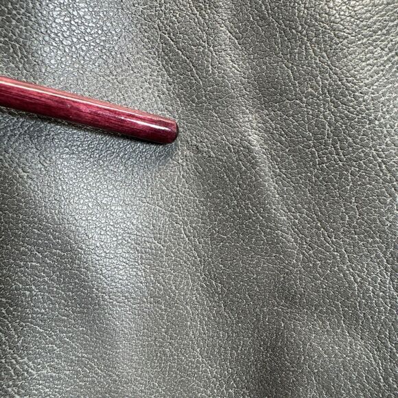 V.I.P. Collection Gray Mens Pleather Jacket Zip Up Size XL New With Tags - Picture 14 of 16